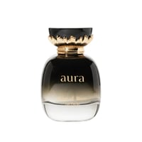 Khadlaj La Fede Elegant Kiss of Rose 100ml EDP — Black and gold gradient glass perfume bottle with ornate gold and black cap, white background