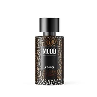 Mood Perfume Aroma Mood 100ml EDP Unisex — Black cap perfume bottle with a patterned gold and black label, featuring the text 'MOOD' and 'AROMA'.