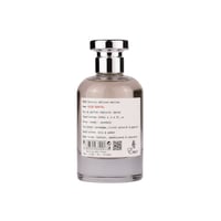 Paris Corner Rich Santal Emir by Paris Corner 100 ml — Clear glass perfume bottle with a silver cap, showing the label with fragrance notes and details.
