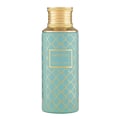 Maison Asrar Imperial by Maison Asrar 100ml EDP Unisex — Botol biru kehijauan dengan corak geometri emas dan penutup emas, tertulis 'IMPERIAL' dan 'ROYAL COLLECTION' pada label berbingkai emas.