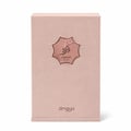 Zimaya Kibria Glory by Zimaya 100ml Women — Kotak minyak wangi berwarna merah jambu pucat bertekstur dengan corak jejari timbul dan lambang emas ros yang tertulis skrip Arab dan 'KIBRIA GLORY'.
