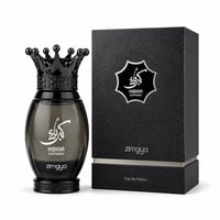 Zimaya Kibria Supremo by Zimaya 100ml Man — Black perfume bottle with a crown-shaped cap and textured black box, featuring Arabic script and 'KIBRIA SUPREMO' text.