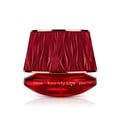 Maison Asrar Kiss My Lips oleh Maison Asrar 90ml EDP Unisex — Penutup merah bertekstur dengan rim emas di atas tapak bujur merah berkilat, teks 'Kiss My Lips' kelihatan.