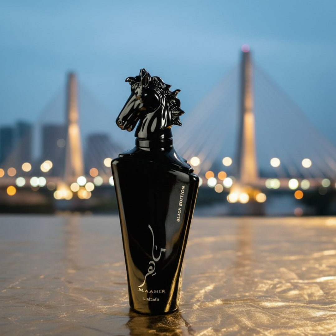 Maahir Black Edition by Lattafa 100ml for Men | Sham perfume