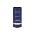 Maison Asrar Legacy by Maison Asrar 100ml EDP Unisex — Pembungkusan silinder biru gelap dengan aksen emas, tertulis 'LEGACY ROYAL COLLECTION' dan 'MAISON ASRAR'.