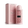 Rave Now Women Rave Perfumes 100ml — Pink geometric patterned perfume box and bottle with a decorative lattice design, set against a white background.