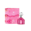 Al Wataniah Anwan Al Wataniah Woody For Her 100ml EDP — Two amber glass perfume bottles with gold caps in a beige box, one