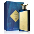 Afnan Turathi Brown by Afnan Perfumes – 100 ml for Men, featuring a brown box and an amber-colored glass bottle with a gold