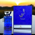 Afnan Turathi Electric by Afnan 90ml EDP Unisex — Blue box with intricate black design and "electric" text