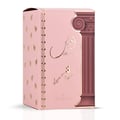 Al Wataniah Kayaan Classic — Rectangular dark grey perfume bottle with silver cap, cap is off and placed beside it on a
