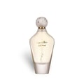Ard Al Zaafaran Maraseem Al Malaki — Perfume bottle and box on a white surface with a modern glass bridge and city skyline