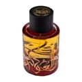Ard Al Zaafaran Mousuf Wardi — Pink drawstring pouch and rose-gold perfume bottle with tassels