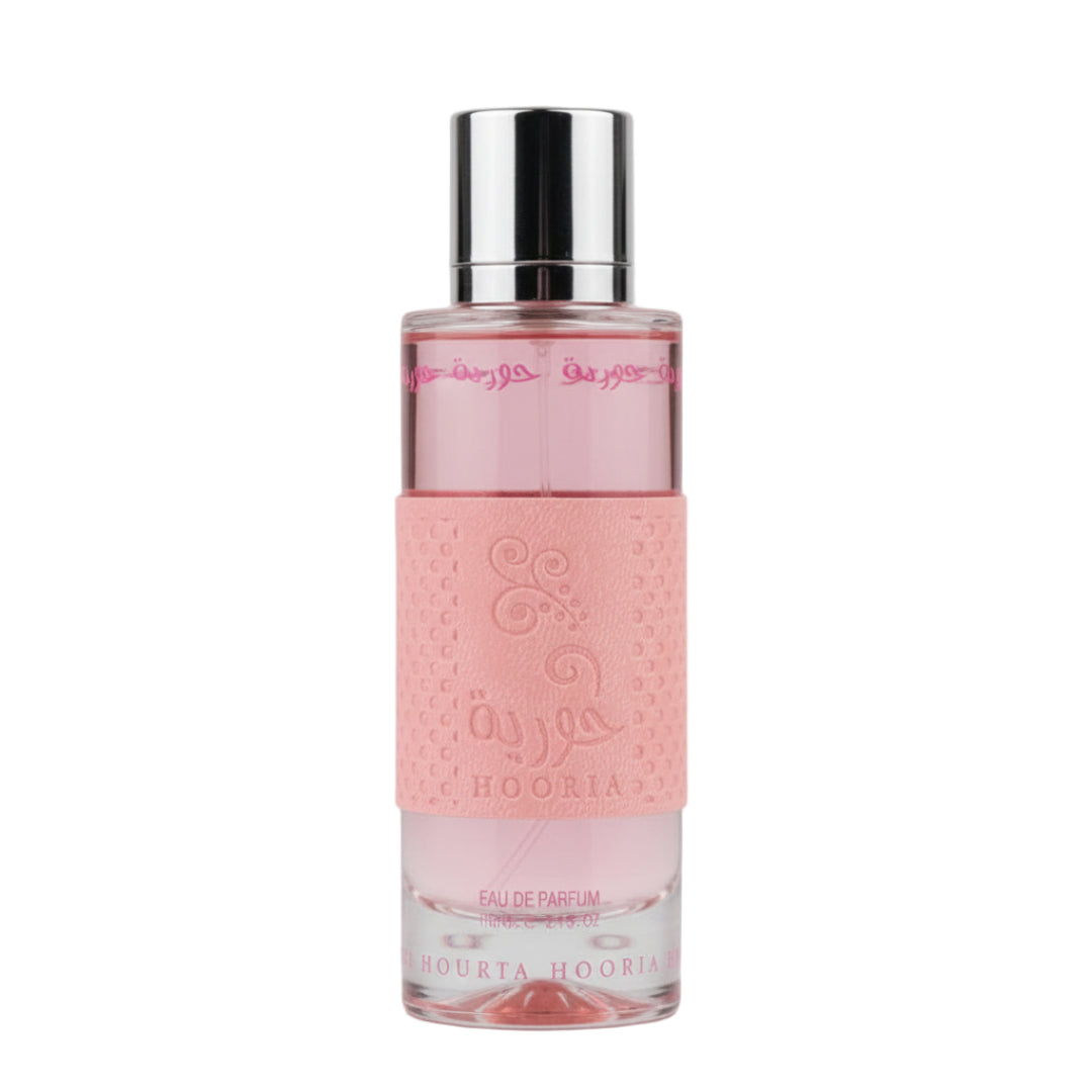 Al Wataniah Watani 100ml EDP – Al Wataniah Perfume for Women, a gold-accented glass bottle with amber liquid, featuring