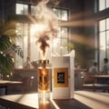 Ard Al Zaafaran Ghality by Ard Al Zaafaran 100ml EDP Women — Man presents glowing bottle to surprised woman with hands over