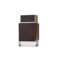 Ard Al Zaafaran Fakhar Al Oud – Black perfume bottle with gold cap and tassel next to an open black box with oud sticks