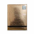 Ard Al Zaafaran Hareem Al Sultan – Glass perfume bottle with pink and yellow gradient, silver cap, and pink ribbon bow.