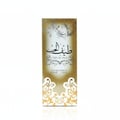 Ard Al Zaafaran Midnight Oud — Dark blue perfume bottle with a gold crown-like cap and a gold label.