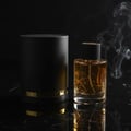 Ard Al Zaafaran Mousuf Ramadi — Man with surprised expression, smoke effect from his side, and a grey drawstring pouch with
