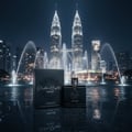 Armaf Club de Nuit Iconic 10ml EDP — Blue cylindrical box and matching blue spray bottle with silver accents and white