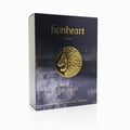 Ard Al Zaafaran Thara Al Oud — Clear glass perfume bottle with gold Arabic script and a black cap with gold emblem