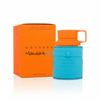 Armaf Odyssey Mandarin Sky — Orange box and blue bottle with orange cap, both showing "Limited Edition" text
