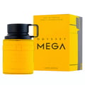 Armaf Club De Nuit Urban Elixir — Black perfume bottle and matching box with abstract grey pattern and white circle detail