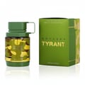 Armaf Club De Nuit Woman — Gold cylindrical perfume bottle and matching tube packaging on a white background.