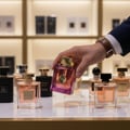 Ard Al Zaafaran Rihanna — Exploding perfume bottle with fiery energy on a beach at sunset