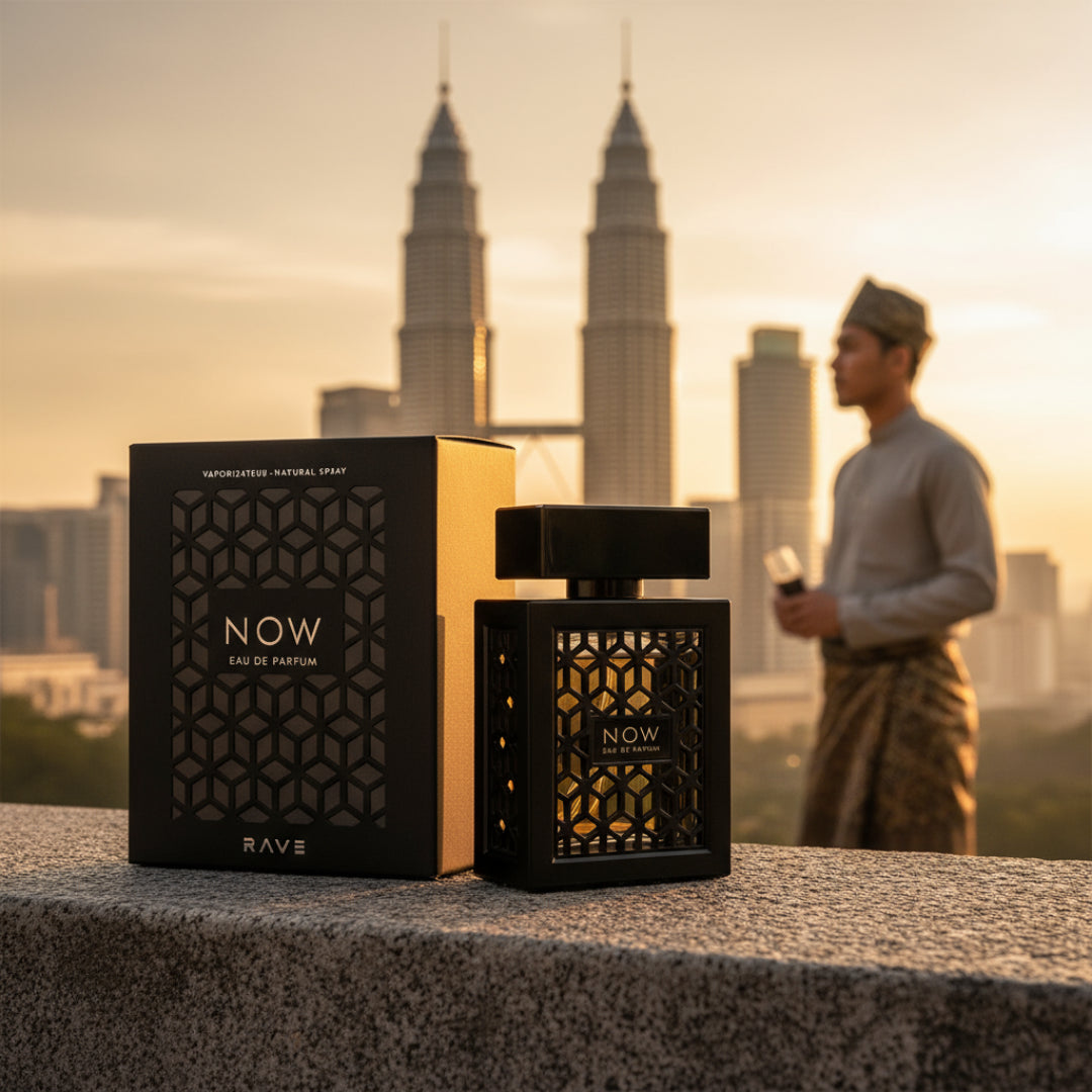 Now by Rave perfume di KLCC Park gaya lelaki Malaysia