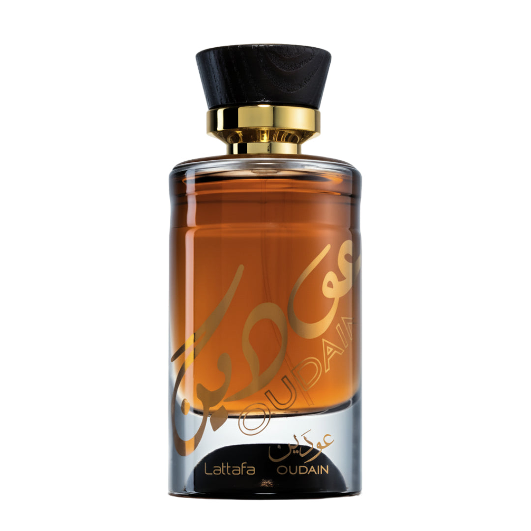 Botol Oudain Lattafa wangian lelaki bau oud woody spicy pilihan ramai Malaysia