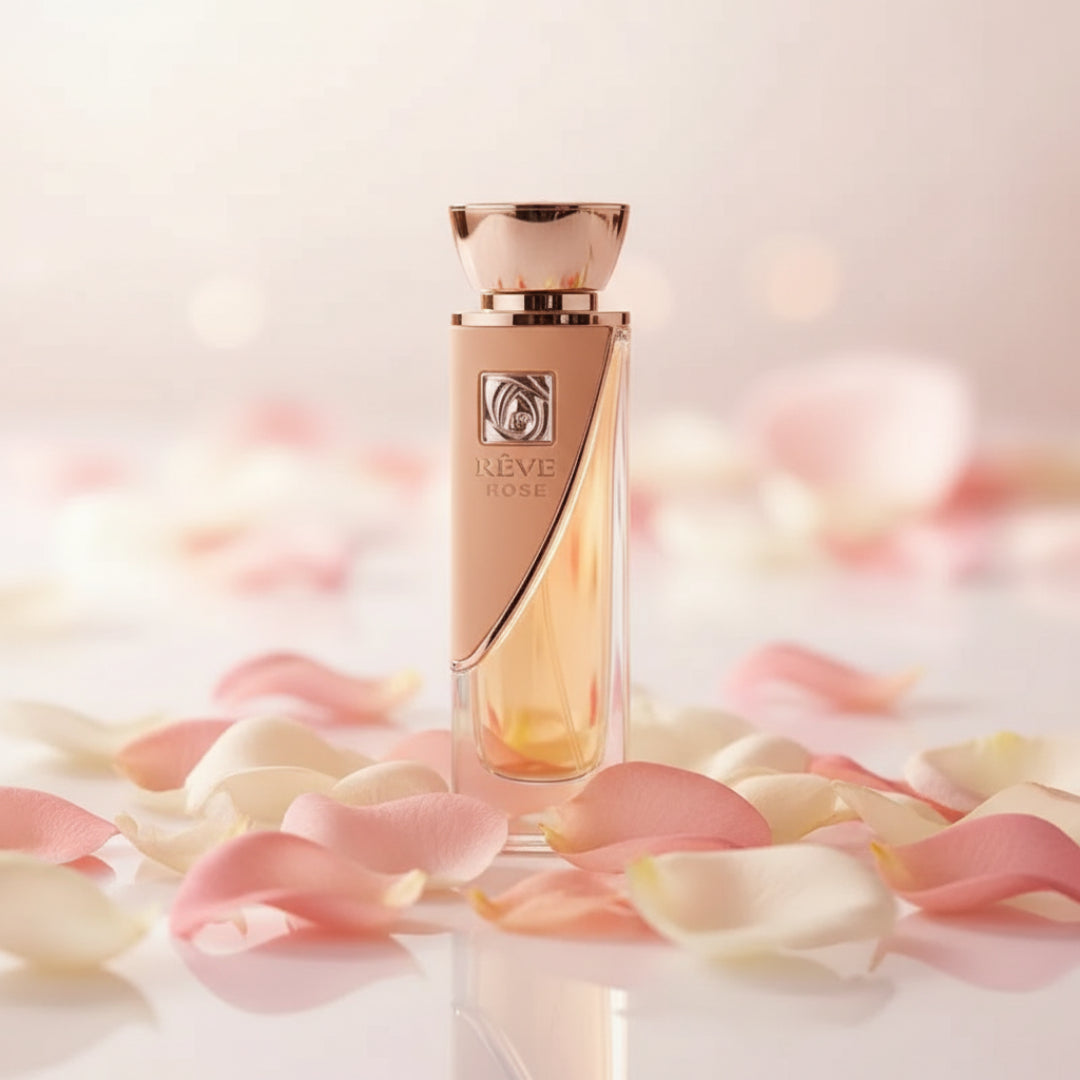 Reve Rose dengan kelopak bunga ros, mood romantik wanita Malaysia