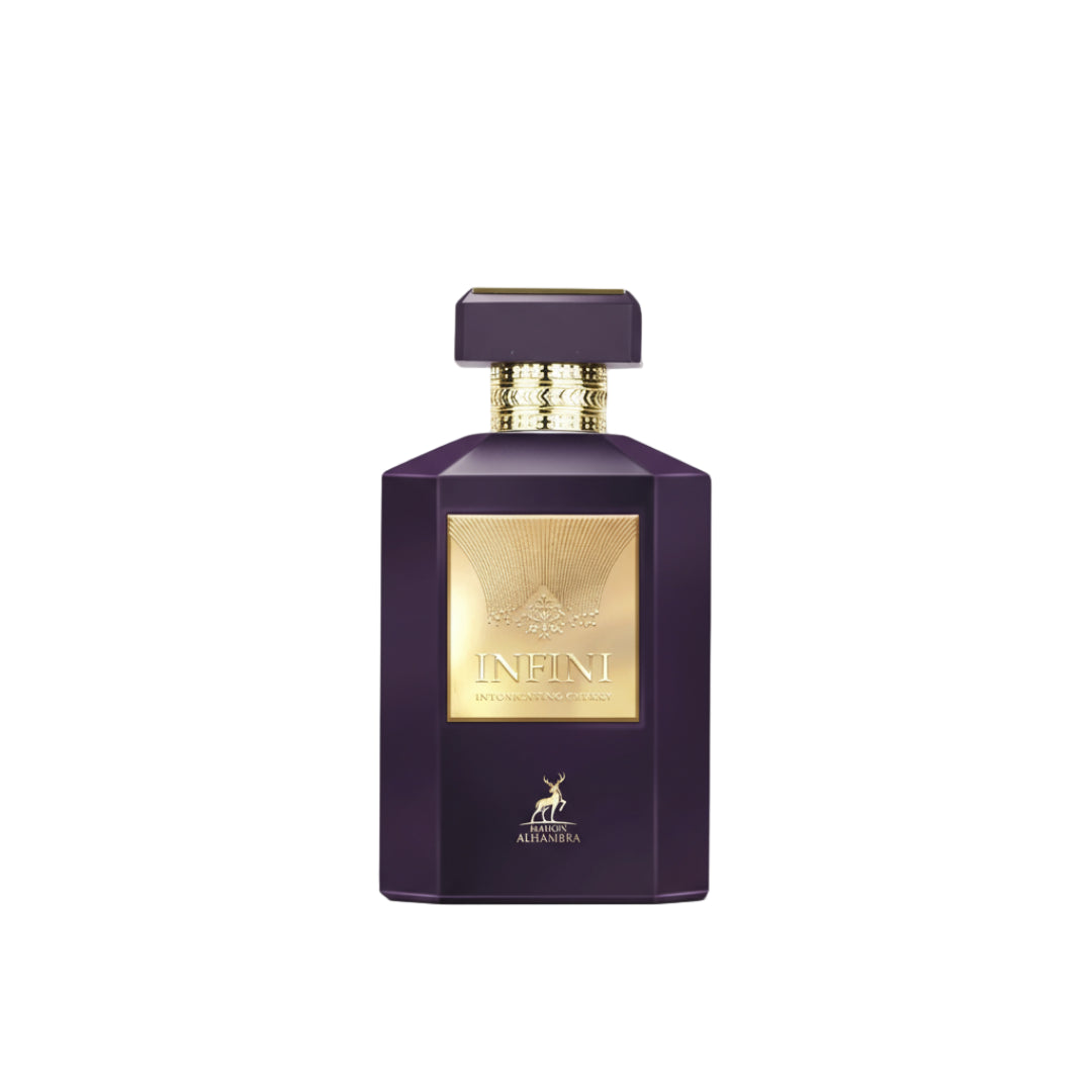 Botol Infini Intoxicating Cherry Alhambra wangian unisex aroma fruity almond pilihan ramai Malaysia