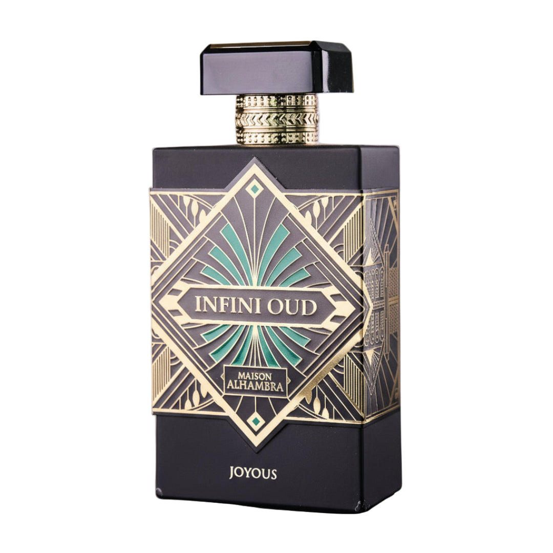 Perfume unisex Infini Oud Joyous Maison Alhambra original Malaysia – minyak wangi bau oud lembut & elegan