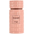 Lattafa Ana Abiyedh Scarlet by Lattafa 60ml EDP Women — Rectangular glass perfume bottle with orange liquid, gold ornate
