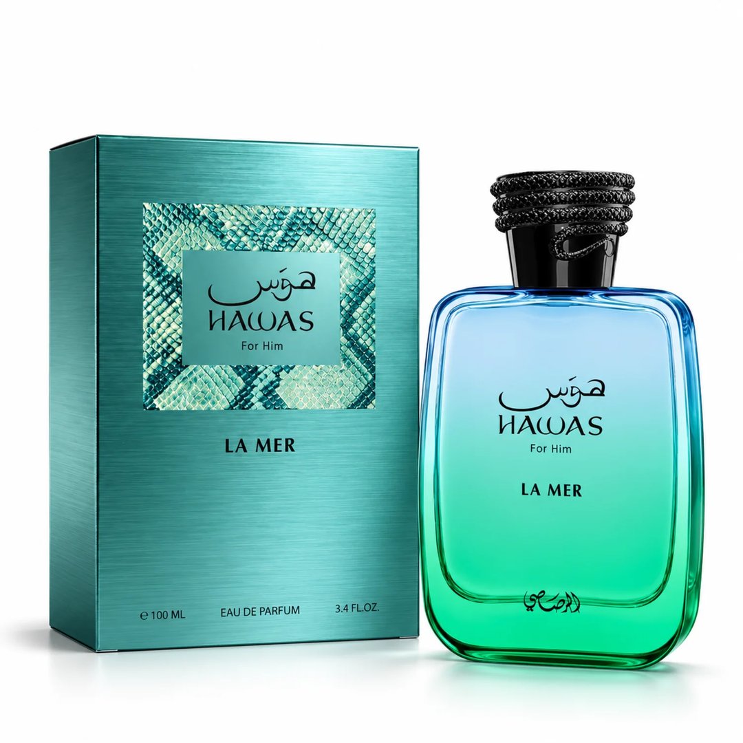 Minyak Wangi Rasasi Hawas For Him La Mer EDP 100ml – Lelaki