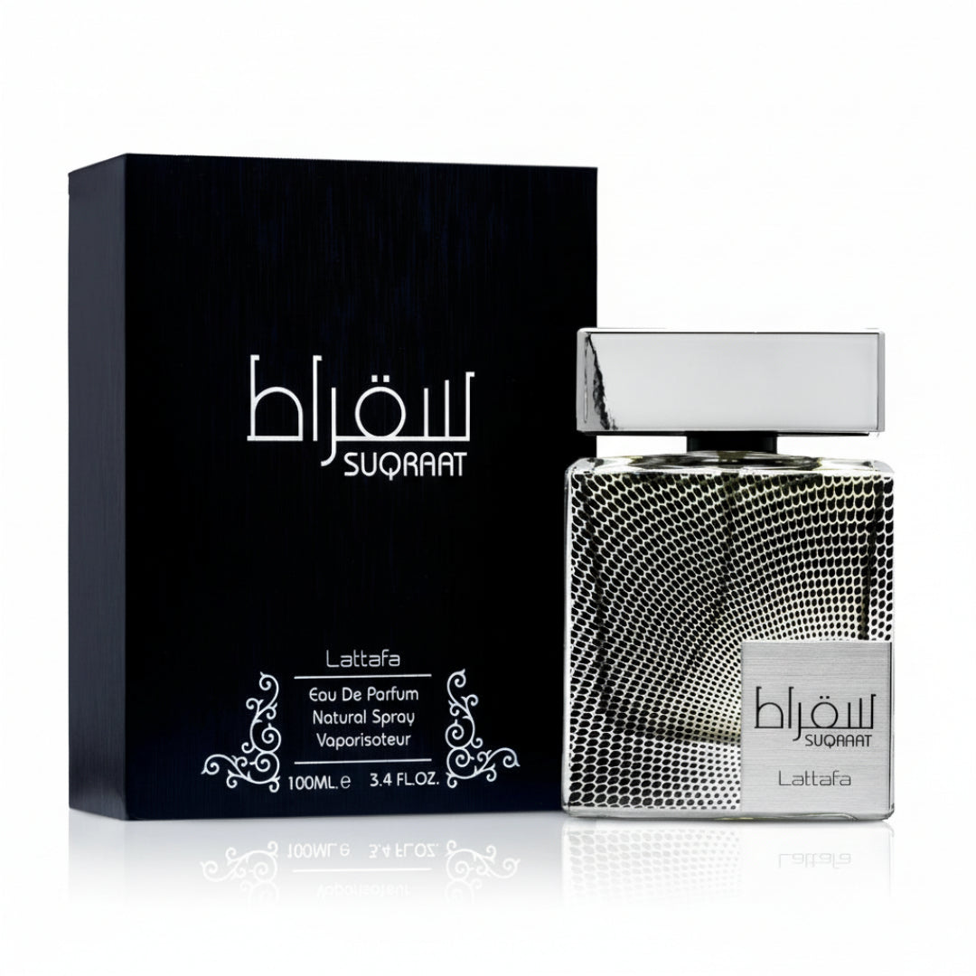 Suqraat by Lattafa 100 ml EDP men Malaysia – haruman fresh musky & maskulin tahan lama