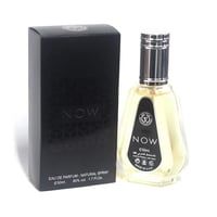 Ard Al Zaafaran Rave Now 50ml EDP for Men — Black textured box and clear glass perfume bottle with silver cap and black label.