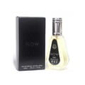 Ard Al Zaafaran Rave Now 50ml EDP for Men — Black geometric patterned box next to a clear glass perfume bottle with a silver cap and black label.