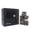 French Avenue Ghost Spectre 80ml — Black perfume box and bottle with gold accents on a white background. The box has wavy textured details and the word 'SPECTRE' at the bottom. The bottle has a unique sculpted shape and the word 'GHOST' vertically. | French Avenue Ghost Spectre 80ml — Kotak dan botol minyak wangi