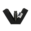 Lattafa Pride Pisa by Lattafa Pride 100ml EDP — A silver, Leaning Tower of Pisa-shaped perfume bottle presented in an open black box, with a silver tag showing 'PISA' and Lattafa Pride logo.