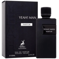 Maison Alhambra Yeah! Man Parfum — Black perfume bottle and matching box with "Yeah! Man Parfum" text and a deer logo.