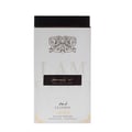 Lattafa Ana Abiyedh Leather 60ml — White perfume box with gold ornate emblem and Arabic text, featuring the words 'Ana Abiyedh' and 'Leather' in English and Arabic. | Lattafa Ana Abiyedh Leather 60ml — Kotak minyak wangi putih dengan lambang berhias emas dan teks Arab, menampilkan perkataan 'Ana Abiyedh' dan 'Leather'