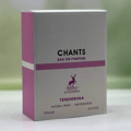 Maison Alhambra Chants Tenderina Eau de Parfum — A pink and grey perfume box with gold accents, featuring the brand logo and product name.