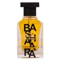Ard Al Zaafaran Bashaara Eau De Parfum 100ml by Ard Al Zaafaran — Botol kaca jernih berisi cecair kuning terang, dengan penutup kayu hitam bertekstur. Tulisan hitam besar 'BA' 'SH' 'AA' 'RA' terpapar di hadapan botol.
