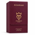 Bujairami Dead Serious by Bujairami 100ml Extrait Unisex — A maroon textured box with gold lettering and a crown and diamond logo, featuring text for "BUJAIRAMI SYDNEY" and "EXTRAIT DE PARFUM Natural Spray 3.4 FL OZ e 100ml".