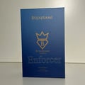 Bujairami Enforcer by Bujairami Eau de Parfum 100ml — Blue box with gold crown logo and text, featuring the product name 'Enforcer' in large gold lettering.