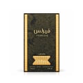 Lattafa Fearless by Lattafa 100ml EDP Men — Black textured box with gold accents and Arabic script, featuring the word FEARLESS and a golden hourglass-shaped emblem with 'EAU DE PARFUM' text.