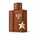 Maison Alhambra Galactic Men Intense by Maison Alhambra — Brown bottle with gold star emblem and gold text 'GALACTIC MEN' and 'INTENSE' on the side