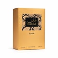 RASASI Hawas Elixir by Rasasi 100ml EDP — A gold textured box with a black label featuring snake print and gold Arabic and English text 'HAWAS ELIXIR'.