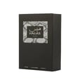 Rasasi Hawas For Him Eau De Parfum 100ml — Black perfume box with a snakeskin pattern detail on the front, featuring the brand name in Arabic and English. | Rasasi Hawas For Him Eau De Parfum 100ml — Kotak minyak wangi hitam dengan perincian corak kulit ular di bahagian hadapan, menampilkan nama jenama dalam bahasa